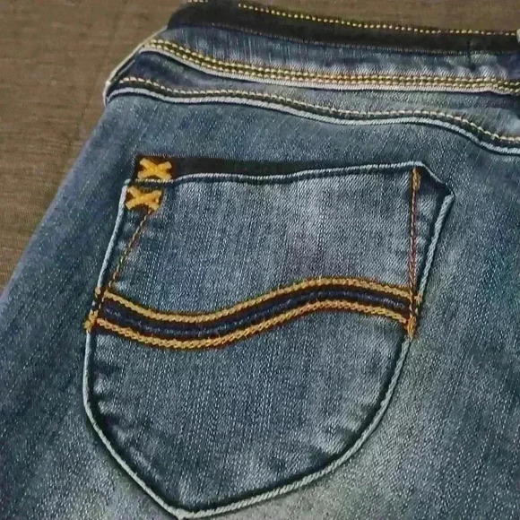 Rare LEE X-LINE Selvedge Women`s Jeans Size: 27/2 #0053 - Picture 7 of 16